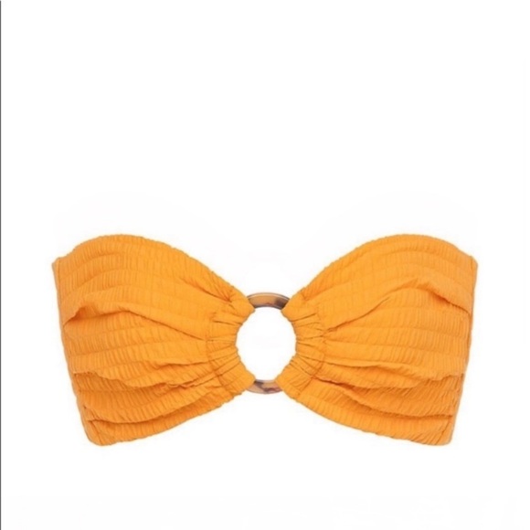 NEW! Montce Mari scrunch tori bandeau bikini top 27833 - Picture 3 of 9